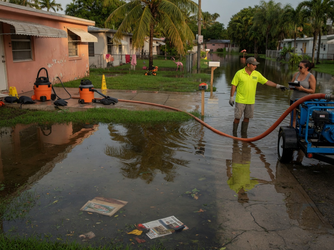How to Handle Standing Water After Miami's Wet Season Flooding