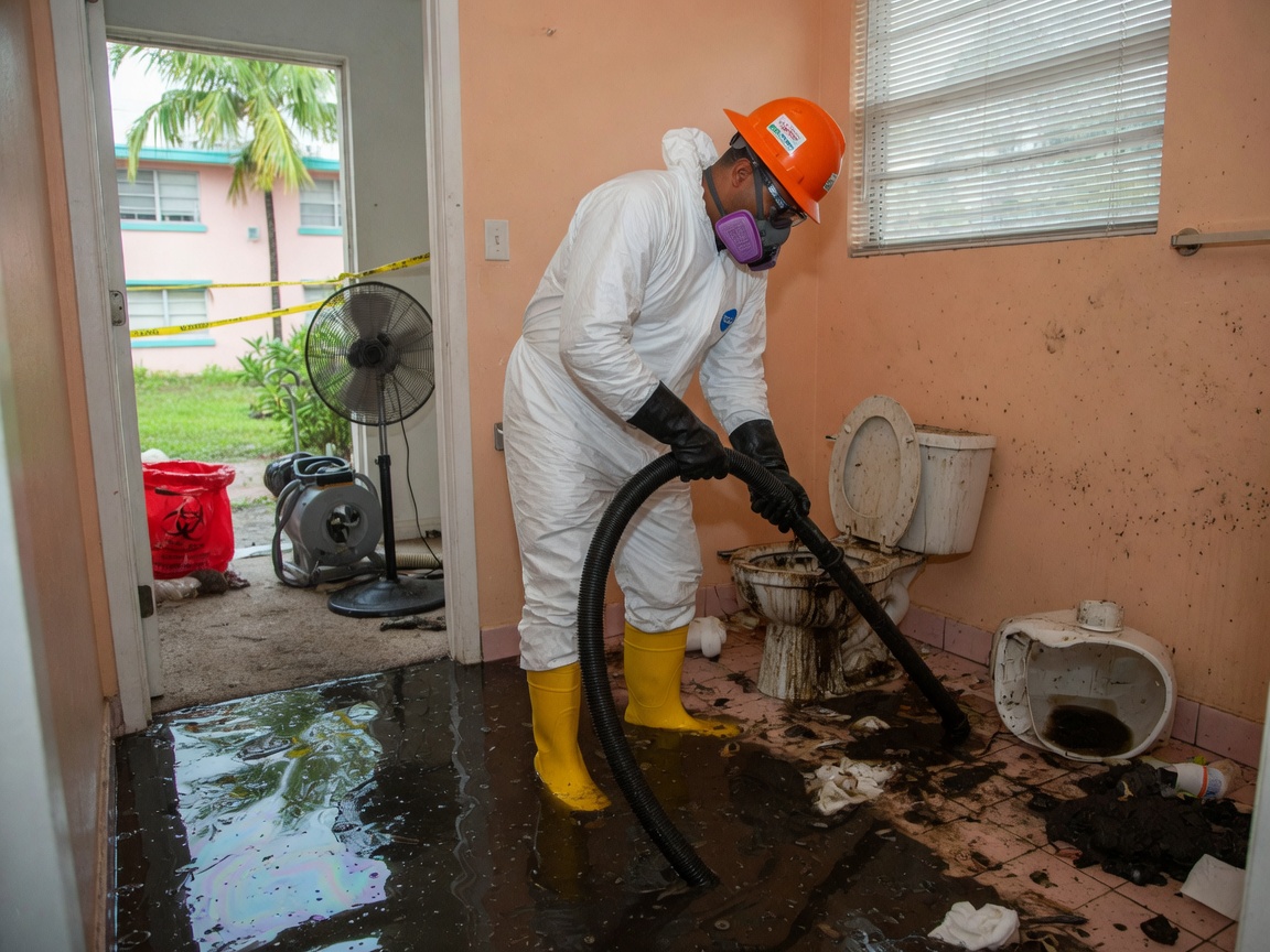 Sewage Backup Cleanup in Miami, FL